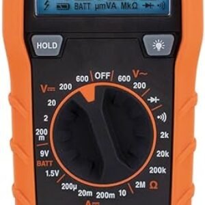 Klein Tools MM325 Multimeter, Digital Manual-Ranging 600V AC/DC Voltage Tester, Tests Batteries, Current, Resistance, Diodes, and Continuity