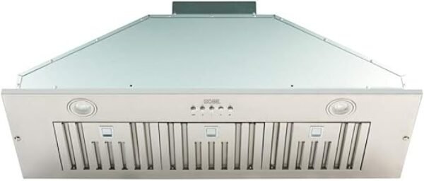 KOBE Range Hoods INX2936SQBF-500-1 Built-In/Insert Range Hood, 36", Stainless Steel