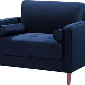 Lifestyle Solutions Lexington Armchair, Navy Blue