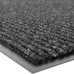 Notrax 109 Brush Step Carpeted Indoor/Outdoor Entrance Mat for Home or Office, 3' X 5', Absorbent Slip Resistant Heavy Duty Entry Mat, Charcoal, 109S0035CH