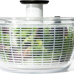 OXO Good Grips Large Salad Spinner - 6.22 Qt., White