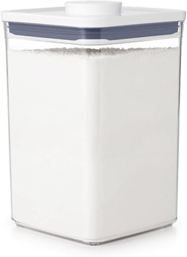 OXO Good Grips POP Container - Airtight Food Storage - Big Square Medium 4.4 Qt Ideal for 5lbs of flour or sugar