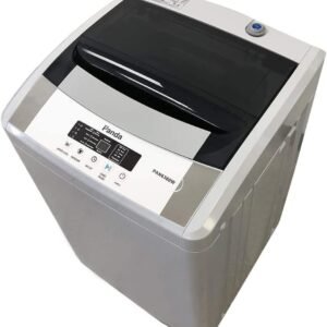 Panda Portable Washing Machine, 1.54 Cu.ft Compact Full-Automatic Washer with 8 Wash Programs, Drain Pump & LED Display – Ideal for Apartments and Households
