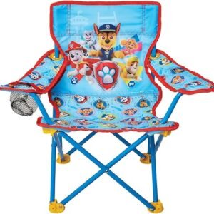 Paw Patrol Kids Camping Chair, Camp Fold N Go Chair with Carry Bag