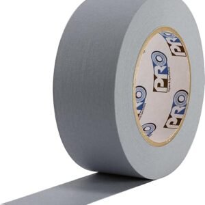 ProTapes Colored Crepe Paper Masking Tape, 60 yds Length x 2" Width, Grey (Pack of 1)