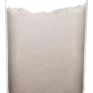 Rubbermaid Brilliance 16-Cup Airtight Food Storage Container with Lid, Clear/Grey - optimal for pantry organization, flour, sugar, and food storage