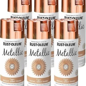 Rust-Oleum 1937830-6PK Specialty Metallic Spray, 11 oz, Copper, 6 Pack