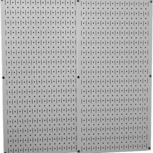 Wall Control 30-P-3232G Gray Metal Pegboard Pack