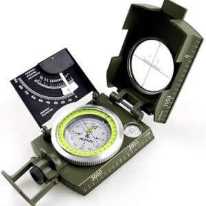 AOFAR AF-4074 Military Compass for Hiking,Lensatic Sighting Waterproof,Durable,Inclinometer for Camping,Boy Scount,Geology Activities Boating