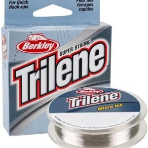 Berkley Trilene® Micro Ice®, Clear Steel, 6-Pound Break Strength, 110yd Monofilament Fishing Line, Suitable for Freshwater Environments