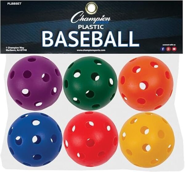 Champion Sports Hollow Plastic Baseball Set