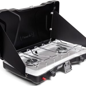 Coleman Triton+ 2-Burner Propane Camping Stove with InstaStart Ignition