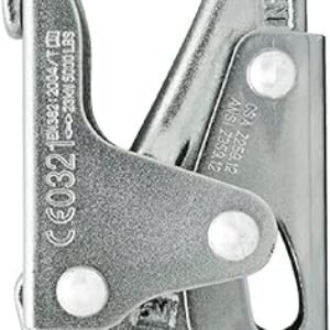 Forged Steel Snap Hook 25KN - Fusion Climb® Maxi-2 - Professional Fall Protection Snap Hook - Heavy Duty Carbon Steel - Double-Action Snap Hook for Safety, Climbing, Rappelling - OSHA