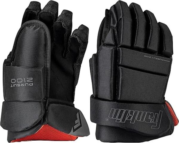 Franklin Sports Ice Hockey Gloves - 10" Youth Gloves - Thumb Lock System - Flexible Full Motion Cuff - Perfect for Kids