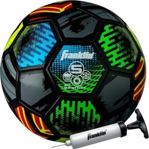 Franklin Sports Mystic Soccer Balls - Soccer Ball and Air Pump Sets - Multiple Size Soccer Balls - Soft Cover - Perfect for Kids and Adults