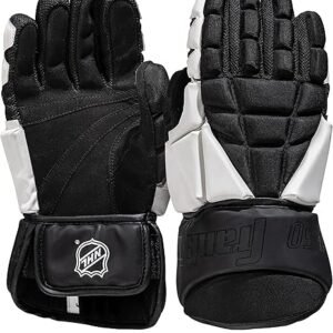 Franklin Sports NHL Street Hockey Gloves - Senior Lightweight Outdoor Roller + Street Hockey Gloves - 12" Inch Outdoor - Classic Fit - Senior Size