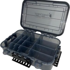 FROGG TOGGS Waterproof Utility Box, Tackle Storage, Dry Box, Customizable Tackle Tray
