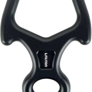 Fusion Climb Aluminum Descender Rescue Figure 8 Descender with Ears/Horns Rappelling Gear Belay Device Climbing Skills