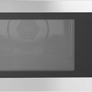 GE GCST10A1WSS 4-in-1 Microwave Oven, 1,050 Watts Air Fryer, Broiler & Convection Mode, Child-Lock Technology, Kitchen Essentials for The Countertop or Dorm Room, 1.0 Cu. Ft, Stainless Steel