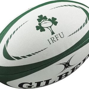 Gilbert Ireland Rugby Ball, Green, Mini, 1 Pack