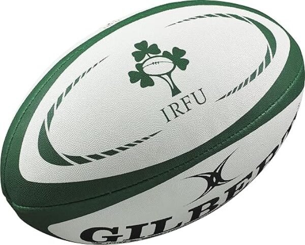 Gilbert Ireland Rugby Ball, Green, Mini, 1 Pack