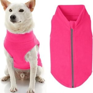 Gooby boys 3X-Large chest (~28.5 Inch) Zip Up Fleece, Pink, 3X-Large 28.5 US