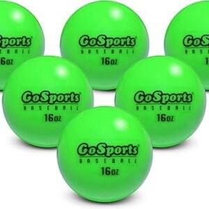 GoSports Weighted Training Balls - Choose Baseball or Softball - Hitting & Pitching Training for All Skill Levels - Improve Power and Mechanics