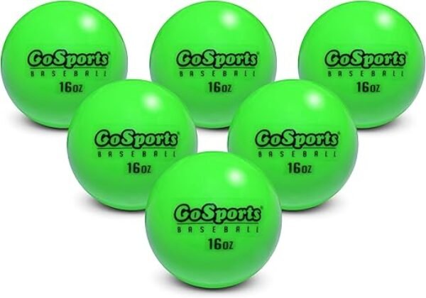 GoSports Weighted Training Balls - Choose Baseball or Softball - Hitting & Pitching Training for All Skill Levels - Improve Power and Mechanics