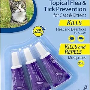 Hartz UltraGuard Topical Flea & Tick Prevention for Cats and Kittens - 3 Monthly Treatments
