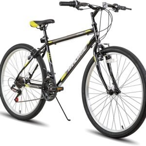 HH HILAND 24 26 inch Mountain Bike for Men Women, 21 Speeds High-Carbon Steel Frame, Sport Cycling MTB Bicycle for Adult