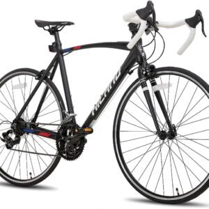 HILAND 700C Road Bike, 14 Speeds Sport Bike, Light Weight Aluminum Frame, Racing Bike for Men Women Adult Bicycle