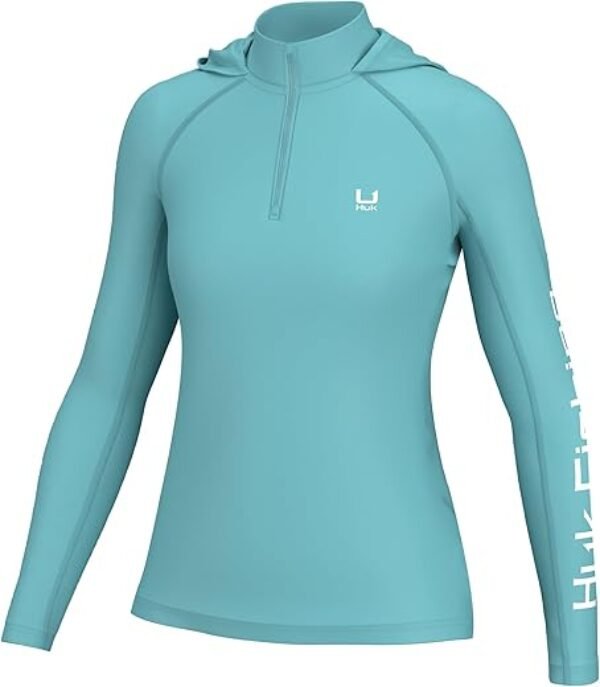 HUK Icon X Hoodie, Fishing Shirt with Sun Protection for Women