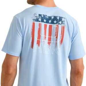 HUK Men's Fishing Graphic Tee, Performance Short Sleeve, Quick-Dry