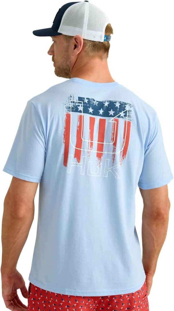 HUK Men's Fishing Graphic Tee, Performance Short Sleeve, Quick-Dry