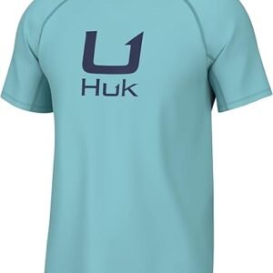 HUK Men's Icon X Crew, Short-Sleeve Performance Fishing Shirt