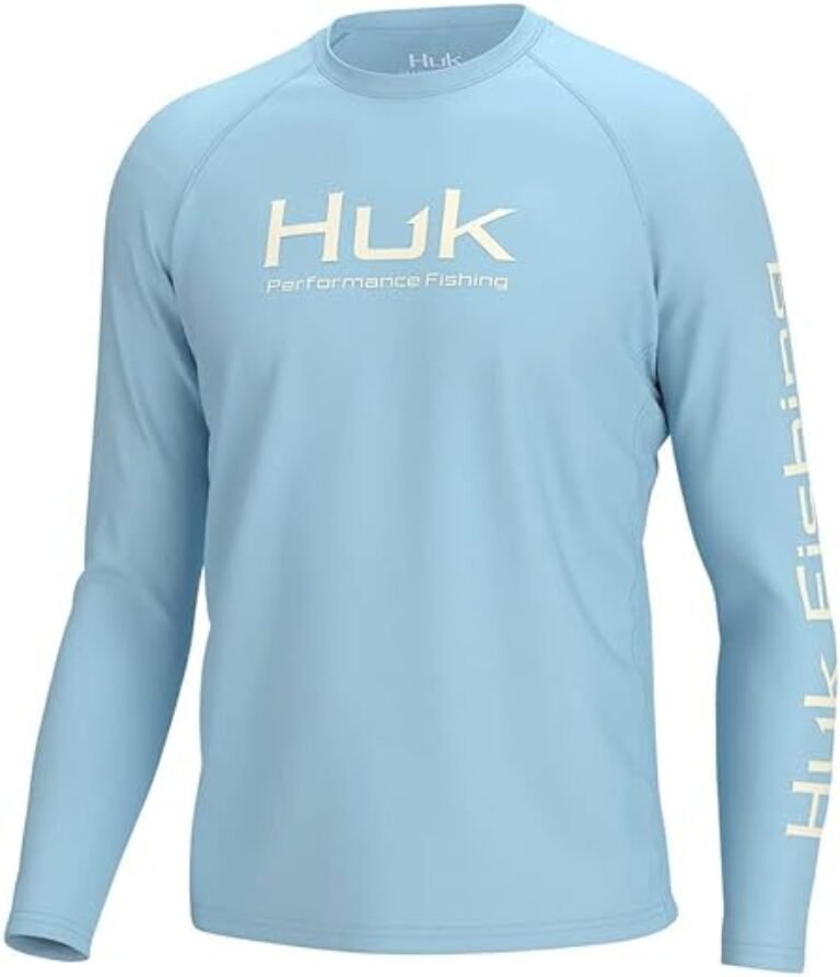 HUK Men's Pursuit Vented Long Sleeve, 30 UPF Fishing Shirt