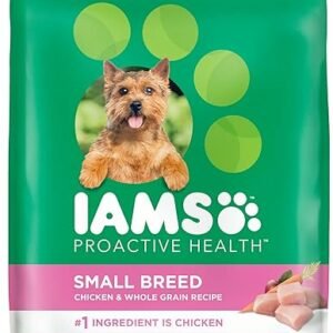IAMS Proactive Health Small Breed Dog Food Dry with Real Chicken, 15 lb. Bag