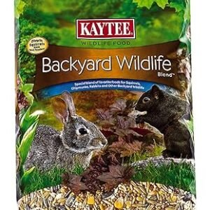 Kaytee Backyard Wildlife Food Blend For Wild Squirrels, Chipmunks, Rabbits and Other Backyard Wildlife, 5 Pound