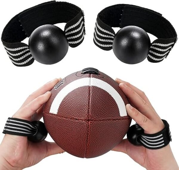 Nezylaf American Football Catching Trainer Band, Rugby Football Catching Receiver Trainers, Football Receiving Training, Volleyball Catching Training Hand Strap Beginner Practice Fingertip