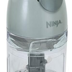 Ninja QB900B Master Prep Food Processor Blender with 48 oz Pitcher & 16 oz Chopping Bowl, Perfect for Frozen Blending & Chopping, 400 Watts, Dishwasher Safe, Countertop, Grey