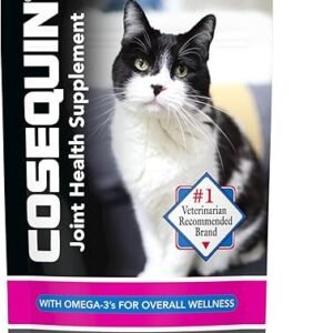 Nutramax Cosequin Joint Health Supplement for Cats - With Glucosamine, Chondroitin, and Omega-3, 60 Soft Chews