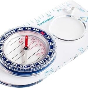 Orienteering Compass - Hiking Backpacking Compass | Advanced Scout Compass Camping and Navigation | Boy Scout Compass Kids - Children Compasses for Map Reading - Baseplate Compass Survival