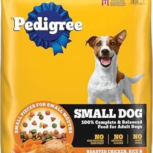 Pedigree Complete Nutrition Adult Small Dog Dry Dog Food, Roasted Chicken, Rice & Vegetable Flavor, 14 lb. Bag