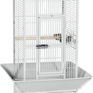 Prevue Pet Products Wrought Iron Select Bird Cage Pewter Hammertone 3151BLK