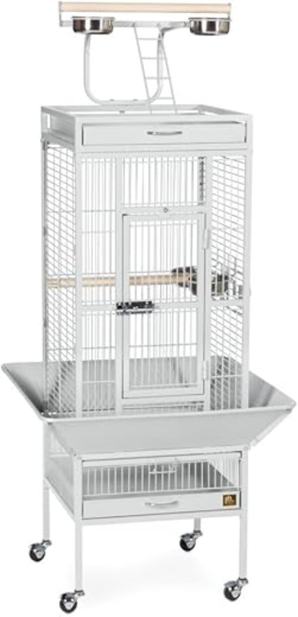 Prevue Pet Products Wrought Iron Select Bird Cage Pewter Hammertone 3151BLK