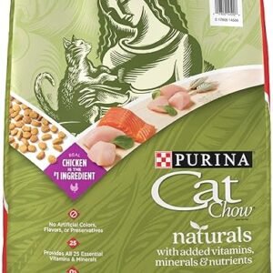 Purina Cat Chow Naturals With Added Vitamins, Minerals and Nutrients Dry Cat Food, Naturals Original - 13 lb. Bag