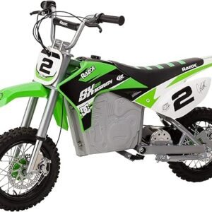 Razor Dirt Rocket SX500 McGrath Electric Motocross Bike for Kids Ages 14+ - 40 mins of Ride Time, For Riders up to 175 lbs