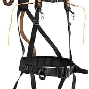 Safeguard Youth Combo Safeguard Harness, Lineman's Rope, Tree Strap, Suspension Relief Strap, & Carabiner Super Light Easy-to-Use 360-degree Movement Outdoor Hunting Tree Climbing Gear