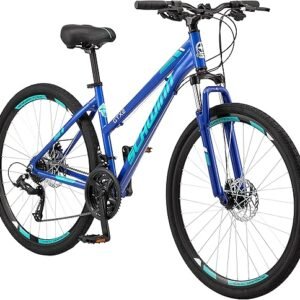 Schwinn GTX Comfort Adult Hybrid Bike, Men and Women, Dual Sport Bicycle, 700c Wheels, Step-Through or Step-Over Lightweight Aluminum Frame