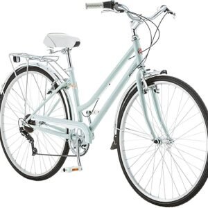 Schwinn Wayfarer Hybrid Bike, 700c Mens and Womens Bike, 7-Speed Hybrid Bicycle, Retro Steel Frame, Front and Rear Linear Pull Brakes, Fenders, Cargo Space, Adult Bicycle